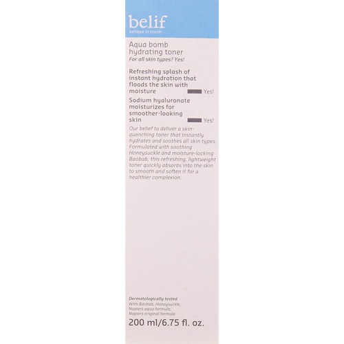  | beilf Aqua Bomb Hydrating Toner 200ml | Hydrating Facial Toner for Dry Skin | Hydration, Moisturizing, Clean Beauty