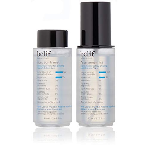  | belif Aqua Bomb Mist | Hydrating Facial Mist for Dehydrated Skin | Face Mist Spray, Moisturizing, Hydration, Clean Beauty