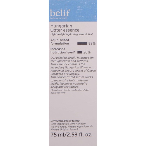  | belif Hungarian Water Essence | Hydrating Serum for Combination to Oily Skin | Essence, Hydration, Clean Beauty