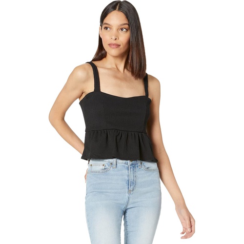  1.STATE Cropped Peplum Tank