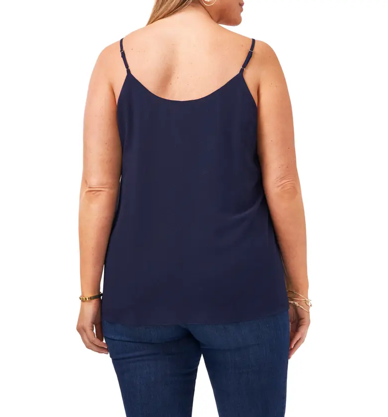  1STATE 1.STATE Sheer Inset Camisole_TWILIGHT NAVY