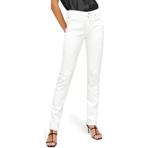  7 For All Mankind Kimmie Straight Leg Jeans_LUXE WHITE