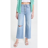 7 For All Mankind Cropped Jo Wide Leg Jeans