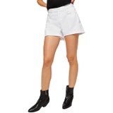 7 For All Mankind Monroe Cutoffs Shorts in Clean White Rigid