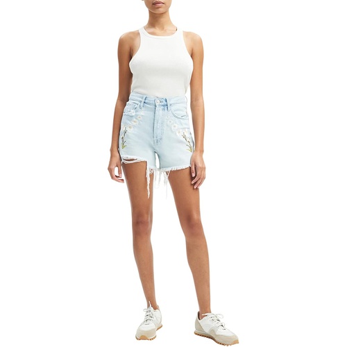  7 For All Mankind Easy Ruby Cutoffs in Sun Blue