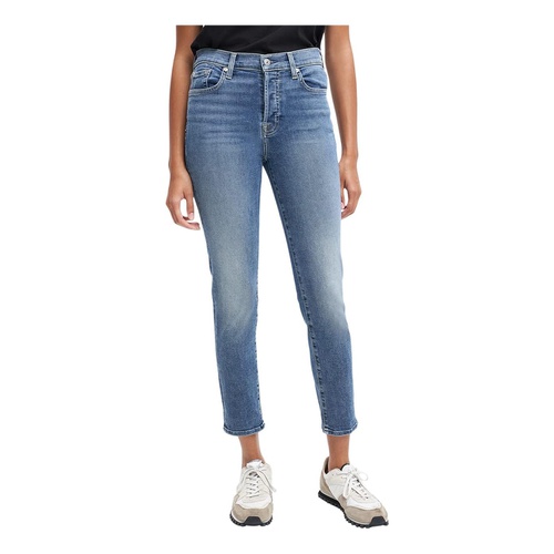  7 For All Mankind High-Waist Ankle Skinny in Lyle