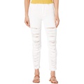 7 For All Mankind High-Waist Cropped Straight in Prince St. Shredded