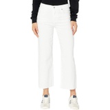 7 For All Mankind Cropped Alexa in White Runway