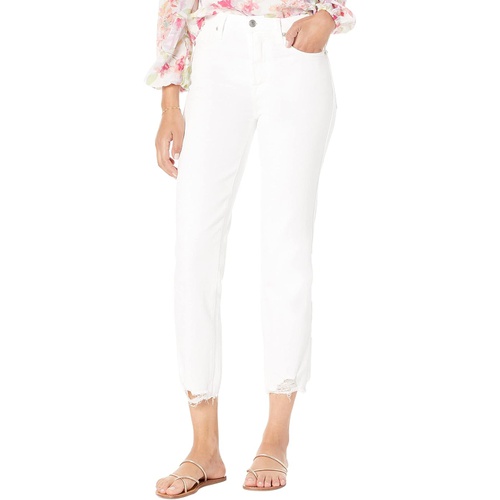  7 For All Mankind High-Waisted Cropped Straight in Soleil