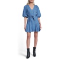 7 For All Mankind Eco Lustre Puff Sleeve Dress