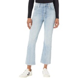 Womens 7 For All Mankind High-Waisted Slim Kick in Broken Twill Briar