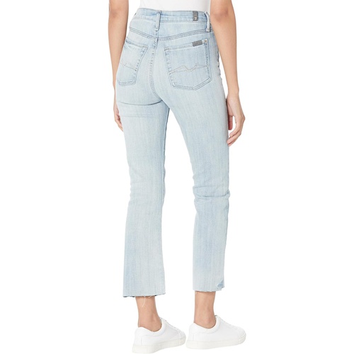  7 For All Mankind High-Waist Slim Kick in Coco Prive