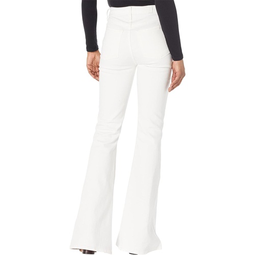  7 For All Mankind Megaflare in Clean White