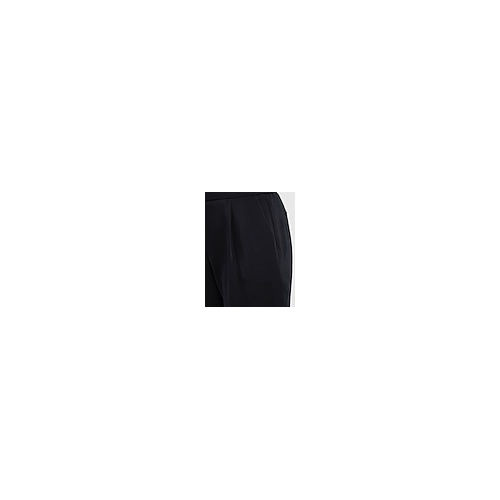  VISCOSE PLEATED SLIM-FIT TROUSERS