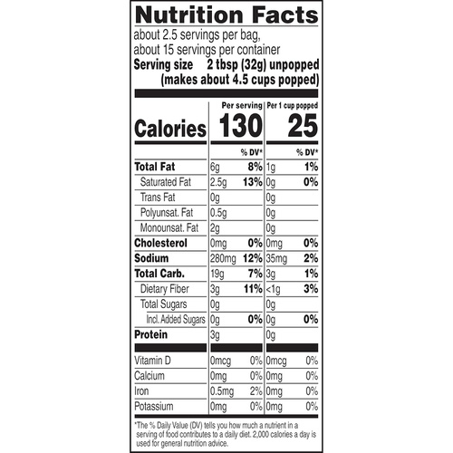  ACT II Light Butter Microwave Popcorn Bags, 2.75 Ounce (Pack of 36)