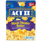 Act II Popcorn, Movie Theater Butter, 2.75 Ounce Bags, 6-Count, Pack of 6