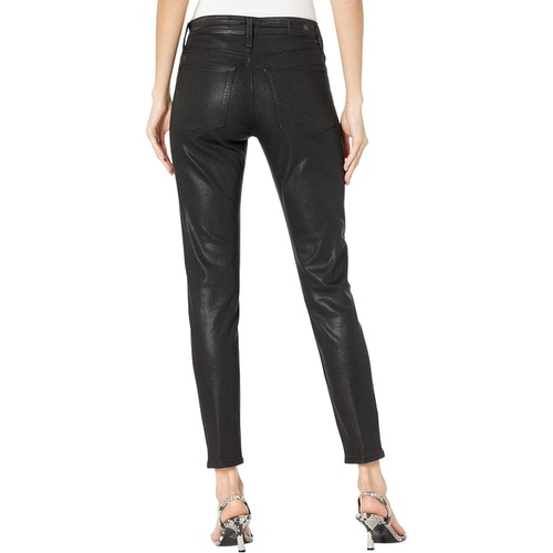  AG Adriano Goldschmied Farrah High-Rise Skinny Ankle in Luminous Super Black