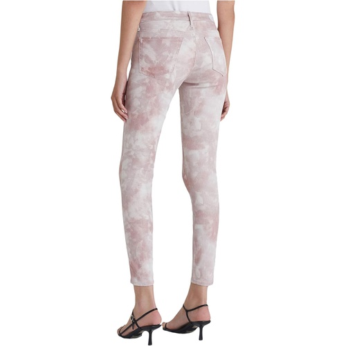  AG Adriano Goldschmied Leggings Ankle in Abstract Tie-Dye Rocky Mauve