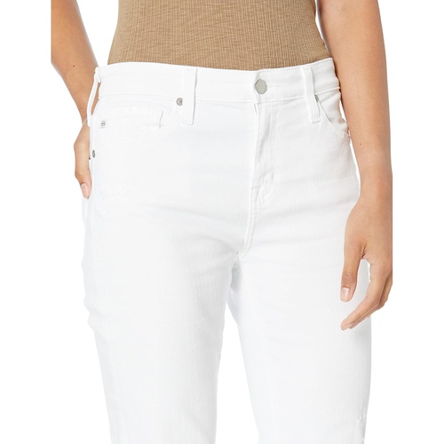  AG Adriano Goldschmied Ex-Boyfriend Slouchy Slim in Classic White Destructed