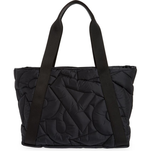  Akris Alexa Logo Quilted Nylon Tote_BLACK