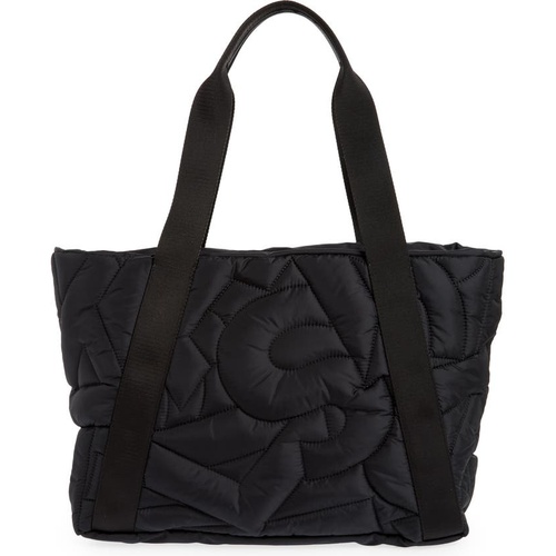  Akris Alexa Logo Quilted Nylon Tote_BLACK