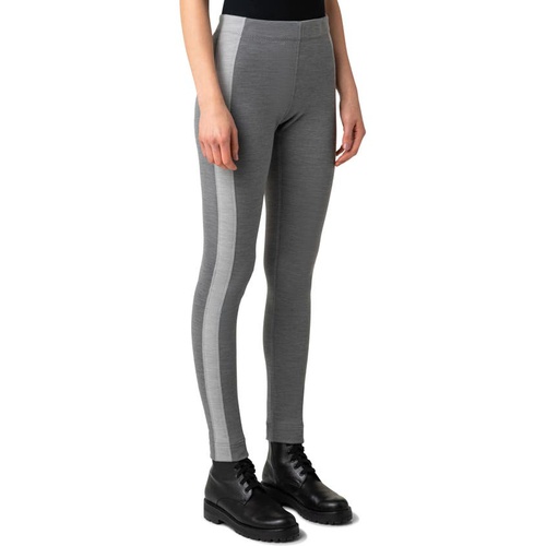  Akris punto Side Stripe Technical Knit Leggings_GRANITE SILVER