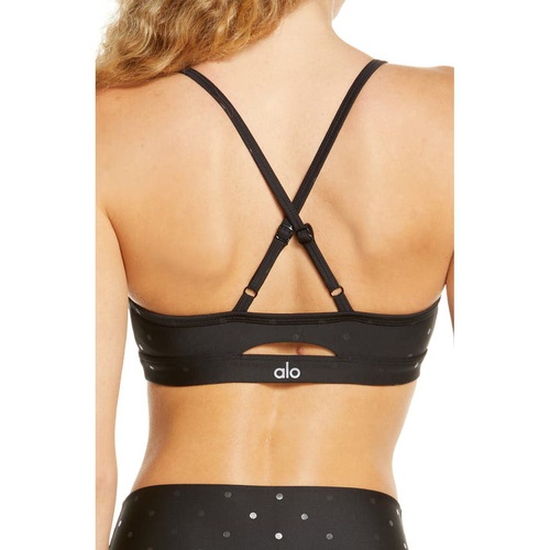  Alo Airlift Intrigue Sports Bra_BLACK/ BLACK SHINE