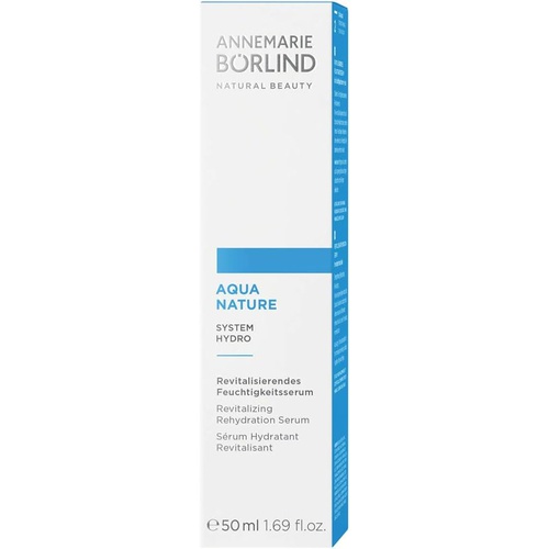  ANNEMARIE BOERLIND - AQUANATURE Revitalizing Rehydration Serum - Aloe Algae and Hyaluronic Acid Vegan Natural Facial Toner - Soothes, Hydrates, and Primes Skin for Day Cream - 5.07