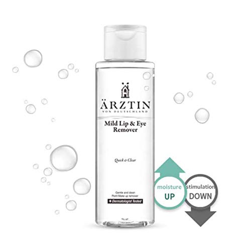  ARZTIN Mild Lip & Eye Remover, Point makeup Two-layer structure Remover Double Mild Cleansing, 3.4 Fl. Oz x 2 pakages