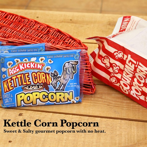  ASS KICKIN’ Premium Microwave Popcorn  Variety Gift Pack (6) - Ultimate Spicy and Sweat Gourmet Gift - Try if you dare!