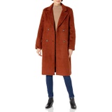 ASTR the Label Womens Blair Double Breasted Below The Knee Coat