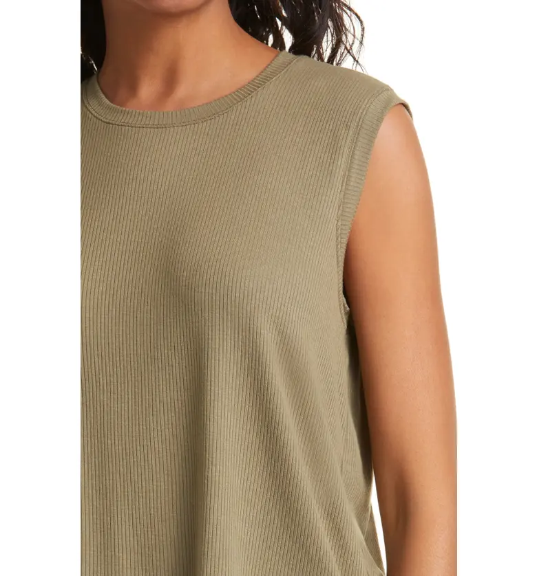  ATM Anthony Thomas Melillo Micro Modal Knit Muscle T-Shirt_ARMY