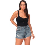 Abercrombie & Fitch Curve Love High-Rise Mom Shorts