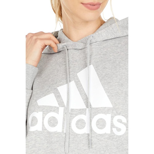 아디다스 Adidas Big Logo Fleece Pullover Hoodie