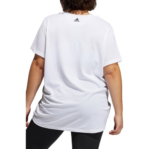 아디다스 adidas Primeblue Mesh T-Shirt_WHITE