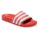 adidas Adilette Sport Slide Sandal_WHITE/ VIVID RED/ WHITE