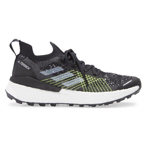 아디다스 adidas Terrex Two Ultra Parley Trail Running Shoe_CR BLACK/ WHITE/ SOLAR YELLOW