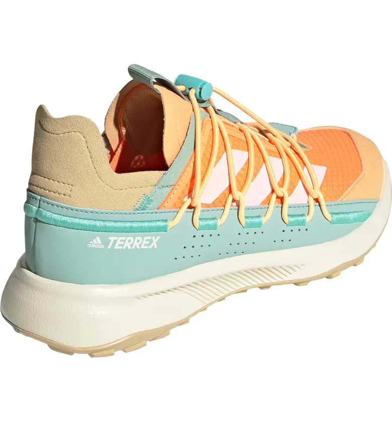 아디다스 adidas Terrex Voyager H.RDY Hiking Sneaker_ORANGE/ WHITE/ HAZY GREEN