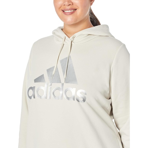 아디다스 adidas Plus Size Essentials Logo Fleece Hoodie