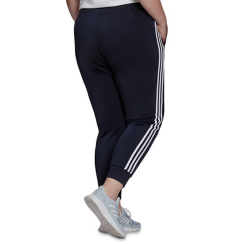 아디다스 Womens Essentials Warm-Up Slim Tapered 3-Stripes Track Pants XS-4X