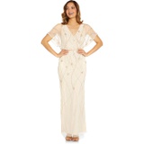 Adrianna Papell Beaded Surplus Blousson Gown