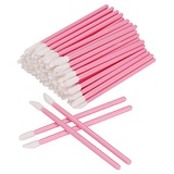 AKStore 100 Pcs Disposable Lip Brushes Make Up Brush Lipstick Lip Gloss Wands Applicator Tool Makeup Beauty Tool Kits