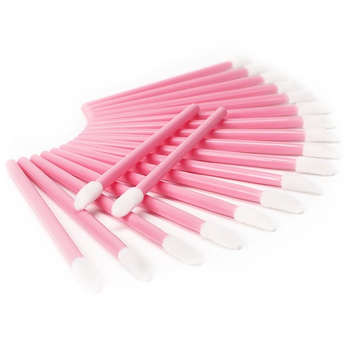  AKStore 100 Pcs Disposable Lip Brushes Make Up Brush Lipstick Lip Gloss Wands Applicator Tool Makeup Beauty Tool Kits