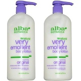 Alba Botanica Very Emollient Body Lotion, Unscented,2-pack, 32-Ounce Bottle