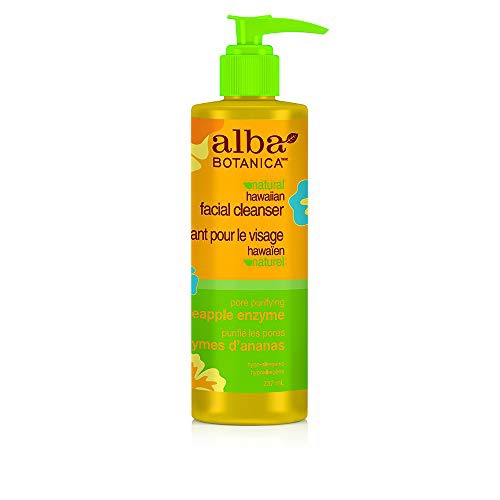  Alba Botanica Hawaiian Facial Cleanser, Pore Purifying Pineapple Enzyme, 8 Oz