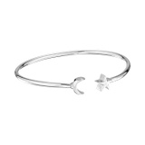 Alex and Ani Moon and Star Cuff Bracelet