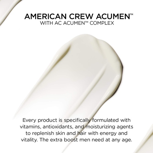  American Crew ACUMEN Eye Energizing Hydrating Gel for Men, Minimize Puffiness, Reduces Dryness, with Hyaluronic Acid & Ginger Root Extract