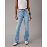 AE Stretch Low-Rise Kick Bootcut Jean