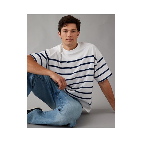아메리칸이글 AE Oversized Striped T-Shirt
