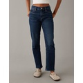 AE Stretch Super High-Waisted Ankle Straight Jean
